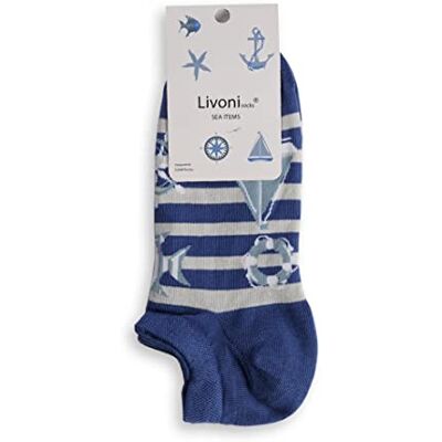 Livoni Sea Items Lage Sokken 39-42, Meerkleurig, M, Meerkleurig, Medium Livoni Sea Items Lage Sokken 39-42, Meerkleurig, M, Meerkleurig, Medium
