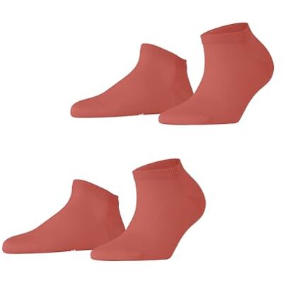 ESPRIT Dames Korte sokken Irisée Multipack W Sn katoen kort eenkleurig 2 paar, Rood Rust Red 8721, 35-38 ESPRIT Dames Korte sokken Irisée Multipack W Sn katoen kort eenkleurig 2 paar, Rood Rust Red 8721, 35-38