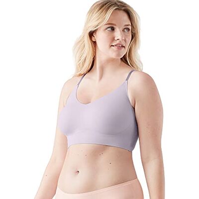 True & Co Dames True Body Lift Triangel verstelbare bandjes BH, Lila-Nebel, 70C/D/75A/B-S True & Co Dames True Body Lift Triangel verstelbare bandjes BH, Lila-Nebel, 70C/D/75A/B-S
