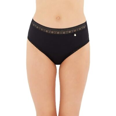 Dagi Women's Black 2 Pack High Waist Brief Zwart, L, zwart, L Dagi Women's Black 2 Pack High Waist Brief Zwart, L, zwart, L