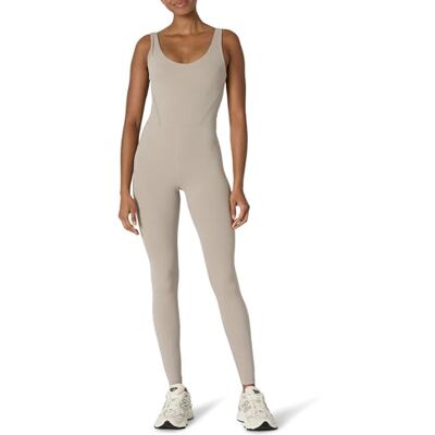 Amazon Essentials Active Formflex Boterzachte eendelige legging voor dames, volledige lengte, jumpsuit met ingebouwde beha, Taupe, XL Amazon Essentials Active Formflex Boterzachte eendelige legging voor dames, volledige lengte, jumpsuit met ingebouwde beha, Taupe, XL