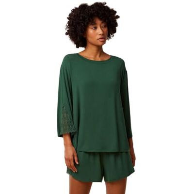 Triumph Women's Aura Spotlight Shorts Pyjama Bottom, Green Kiss, 36, Green Kiss, 36 Triumph Women's Aura Spotlight Shorts Pyjama Bottom, Green Kiss, 36, Green Kiss, 36