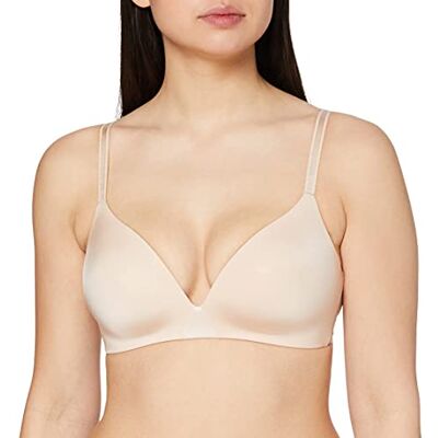Chantelle Dames Essentiall Co Sg Sans A Coque Triangle T-Shirt Bra, beige (dore), XL Chantelle Dames Essentiall Co Sg Sans A Coque Triangle T-Shirt Bra, beige (dore), XL