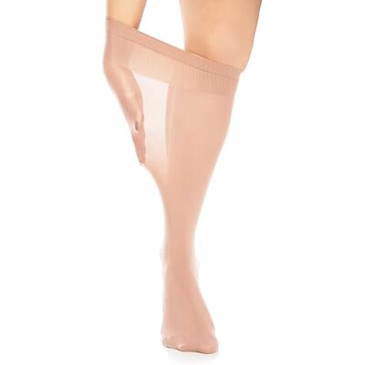 GLAMORY Fit 50 extra brede microvezel kniekousen-grimeren-one-size GLAMORY Fit 50 extra brede microvezel kniekousen-grimeren-one-size