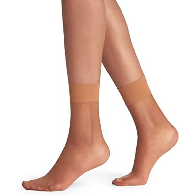 FALKE Dames Sokken Shelina 12 DEN W SO Ultra Transparent eenkleurig 1 Paar, Bruin (Noisette 5109), 39-42 FALKE Dames Sokken Shelina 12 DEN W SO Ultra Transparent eenkleurig 1 Paar, Bruin (Noisette 5109), 39-42