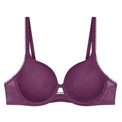 Triumph Wild Rose Sensation WP Bra, paarse bloem, 95E dames, Paarse bloem, 95E Triumph Wild Rose Sensation WP Bra, paarse bloem, 95E dames, Paarse bloem, 95E