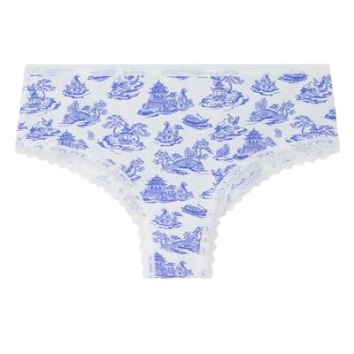 women'secret Brazilië Damesslip Wide Brief Tweede Ronde Micro Print, Aardbei, XL women'secret Brazilië Damesslip Wide Brief Tweede Ronde Micro Print, Aardbei, XL
