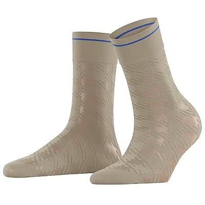 FALKE Dames Visual Style Sokken Fijn 25 DEN transparant patroon 1 paar, groen (Desert 7530), 35-38 EU FALKE Dames Visual Style Sokken Fijn 25 DEN transparant patroon 1 paar, groen (Desert 7530), 35-38 EU