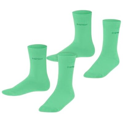 ESPRIT Uniseks kindersokken (set van 2), groen (Spring Bud 7521), 23-26 EU ESPRIT Uniseks kindersokken (set van 2), groen (Spring Bud 7521), 23-26 EU