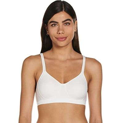 Hanes X-Temp Draadloze beha, cooling mesh T-Shirt BH, ComfortFlex Fit draadloze BH, Wit, S Hanes X-Temp Draadloze beha, cooling mesh T-Shirt BH, ComfortFlex Fit draadloze BH, Wit, S