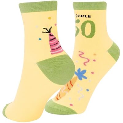 GRUSS & CO Magische sokken motief 50e verjaardag damessokken, maat 36-40, meerkleurig Cadeau verjaardag, cadeau grappig 74336, Meerkleurig, 36-40 GRUSS & CO Magische sokken motief 50e verjaardag damessokken, maat 36-40, meerkleurig Cadeau verjaardag, cadeau grappig 74336, Meerkleurig, 36-40