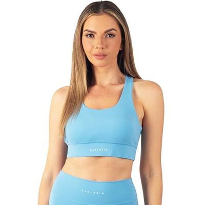 Carlheim Serenita Active Collection X-Back Sportbeha voor dames, lichtblauw, XL Carlheim Serenita Active Collection X-Back Sportbeha voor dames, lichtblauw, XL