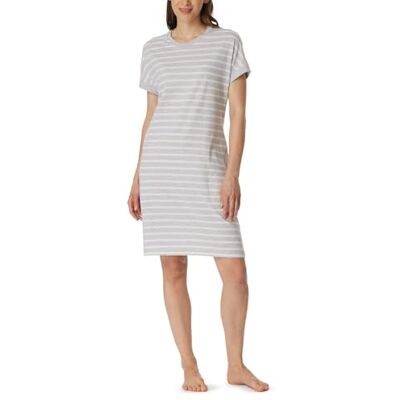 Schiesser Damen Nachthemd kurzarm weiche Baumwolle Bigshirt mit Taschen Nightwear Schiesser Damen Nachthemd kurzarm weiche Baumwolle Bigshirt mit Taschen Nightwear