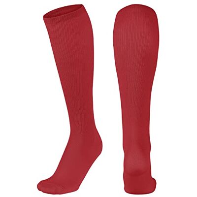 Champro Standard Featherweight Multi-Sport Socks, Scarlet, Adult Medium Champro Standard Featherweight Multi-Sport Socks, Scarlet, Adult Medium