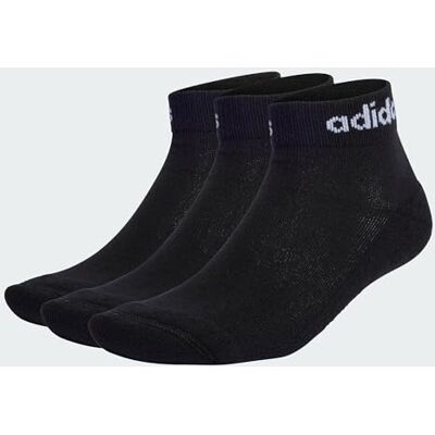 adidas Linear Ankle Cushioned Socks 3 Pairs uniseks-volwassene panty adidas Linear Ankle Cushioned Socks 3 Pairs uniseks-volwassene panty