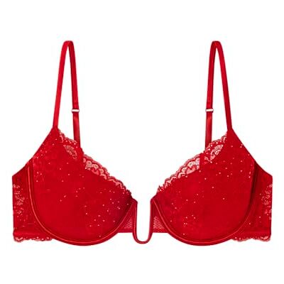 women'secret Sujetador Full Coverage Con Relleno Xmas Red Collection BH, rood, 85D dames women'secret Sujetador Full Coverage Con Relleno Xmas Red Collection BH, rood, 85D dames