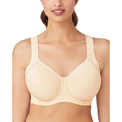 Wacoal Vrouwen volledige dekking sport beha, Zand, 80D Wacoal Vrouwen volledige dekking sport beha, Zand, 80D