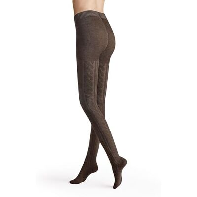 Hudson Unbekannt 015777 winterbroek, gebreide broek, 40/42, bruin, warm en zacht, vlechtpatroon, drukvrije comfortabele tailleband, vlakke, met de hand afgehechte teennaad, bruin mel., 40/42 Hudson Unbekannt 015777 winterbroek, gebreide broek, 40/42, bruin, warm en zacht, vlechtpatroon, drukvrije comfortabele tailleband, vlakke, met de hand afgehechte teennaad, bruin mel., 40/42