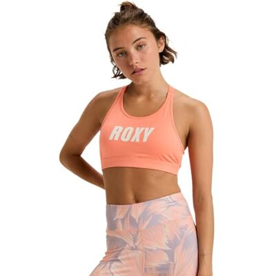 Roxy Everyday Flow Bra BH Oranje M, Coral Chic, M Roxy Everyday Flow Bra BH Oranje M, Coral Chic, M
