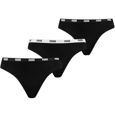 PUMA String dames slipje, Zwart, XS PUMA String dames slipje, Zwart, XS