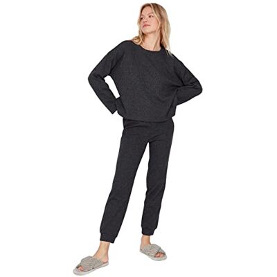 Trendyol Dames 2-pack Rechte Lange Mouwen Lounge/Thuis Ontspannen Pyjama Set dames Pyjamaset Trendyol Dames 2-pack Rechte Lange Mouwen Lounge/Thuis Ontspannen Pyjama Set dames Pyjamaset