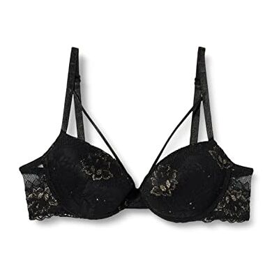 Dagi Dames Half Padded Underwire BH, zwart, 75B Dagi Dames Half Padded Underwire BH, zwart, 75B