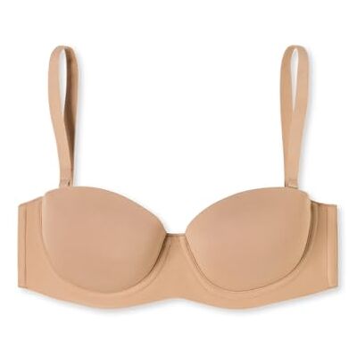Schiesser Maple_181449 Bandeau-beha voor dames, met afneembare bandjes en glijdende cups, single jersey Unique Micro, Maple_181449, 75C, Maple_181449, 75C Schiesser Maple_181449 Bandeau-beha voor dames, met afneembare bandjes en glijdende cups, single jersey Unique Micro, Maple_181449, 75C, Maple_181449, 75C