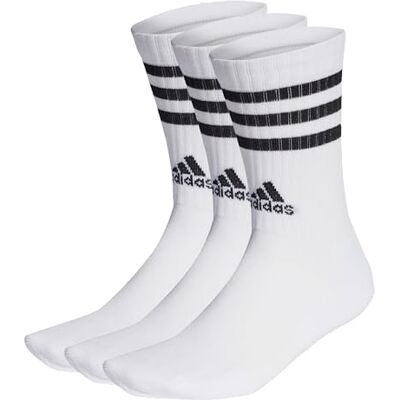adidas Uniseks-Volwassen Standaard Sokken, White/Black, XXL adidas Uniseks-Volwassen Standaard Sokken, White/Black, XXL