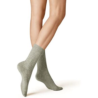 KUNERT Dames Winter Dreams-Rib Sod gebreide sokken, lichtgrijs, 35-38 EU KUNERT Dames Winter Dreams-Rib Sod gebreide sokken, lichtgrijs, 35-38 EU