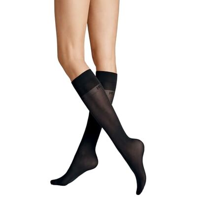 Hudson Dames kniekousen Micro 50 drukvrije band 50 DEN, Black 0005, 35-38 EU Hudson Dames kniekousen Micro 50 drukvrije band 50 DEN, Black 0005, 35-38 EU
