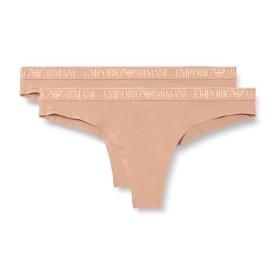 Giorgio Armani Braziliaanse slips voor dames, Hazelnoot/Hazelnoot, S Giorgio Armani Braziliaanse slips voor dames, Hazelnoot/Hazelnoot, S