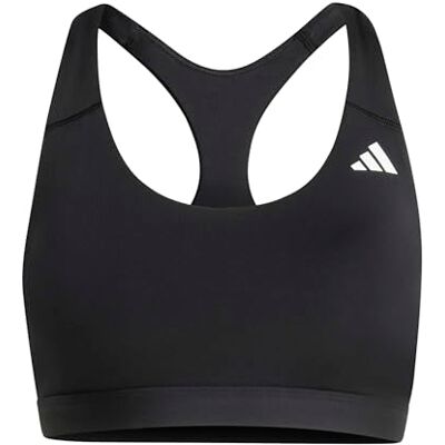adidas dames Optime Essentials Workout Medium Support Bra, black, XS adidas dames Optime Essentials Workout Medium Support Bra, black, XS