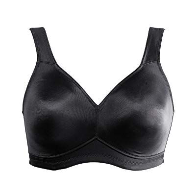 Ulla Popken Dames microvezel, cup B/C, D/E beha, zwart, 115D Ulla Popken Dames microvezel, cup B/C, D/E beha, zwart, 115D