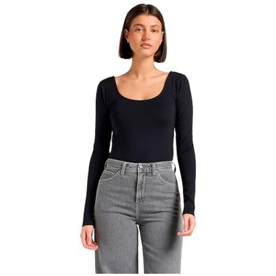 Lee LS bodysuit, zwart, S Lee LS bodysuit, zwart, S