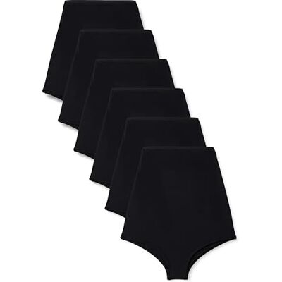 Amazon Essentials Vrouwen perzik microvezel moederschap over de bult slip, Pack van 6, Zwart, XL Amazon Essentials Vrouwen perzik microvezel moederschap over de bult slip, Pack van 6, Zwart, XL