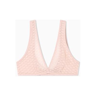 Giorgio Armani Dames Allover Eagle MESH Bralette BH Roze XS, roze, XS Giorgio Armani Dames Allover Eagle MESH Bralette BH Roze XS, roze, XS