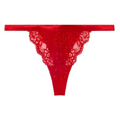 women'secret Tanga Xmas Red Collection Slip, rood, XL dames women'secret Tanga Xmas Red Collection Slip, rood, XL dames