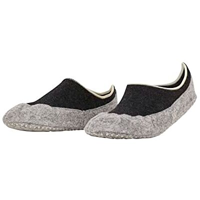 FALKE Dames Stopper sokken Cosyshoe Invisible W Hp wol Noppen op de zool 1 paar, Grijs Anthracite Melange 3082, 37-38 FALKE Dames Stopper sokken Cosyshoe Invisible W Hp wol Noppen op de zool 1 paar, Grijs Anthracite Melange 3082, 37-38