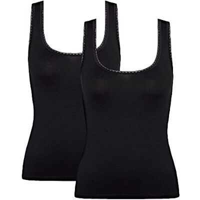 Sloggi Go-tanktop voor dames, C2p onderhemd (verpakking van 2 stuks) Sloggi Go-tanktop voor dames, C2p onderhemd (verpakking van 2 stuks)