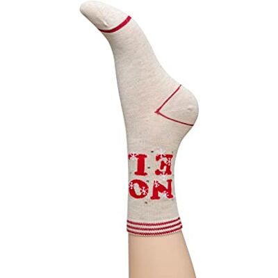 Charnos Dames Noel Stud Sok Beige Mix One Size, Regular, Regelmatig, Eén maat Charnos Dames Noel Stud Sok Beige Mix One Size, Regular, Regelmatig, Eén maat