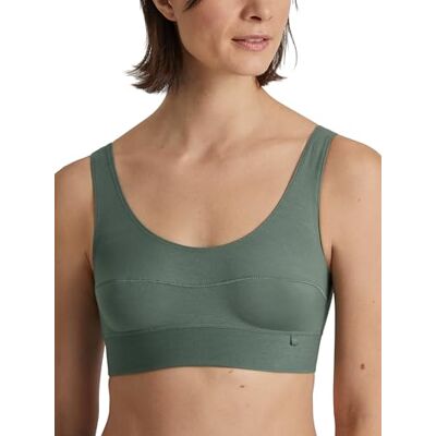 CALIDA Elastische bustier voor dames, met brede zachte band, Laurel Green, 32-34 CALIDA Elastische bustier voor dames, met brede zachte band, Laurel Green, 32-34