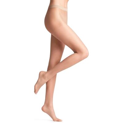 FALKE Dames Panty Invisible Deluxe 8 DEN W TI Ultra Transparent eenkleurig 1 Stuk, Huidskleur (Brasil 4679), S FALKE Dames Panty Invisible Deluxe 8 DEN W TI Ultra Transparent eenkleurig 1 Stuk, Huidskleur (Brasil 4679), S