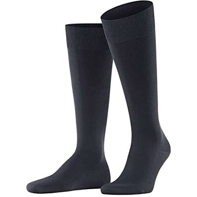 FALKE Heren Kniekousen Ultra Energizing M Kh katoen met compressie 1 paar, Blauw Dark Navy 6370, 39-40 FALKE Heren Kniekousen Ultra Energizing M Kh katoen met compressie 1 paar, Blauw Dark Navy 6370, 39-40
