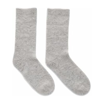 State Cashmere Unisex slaapsokken 100% pure kasjmier super zachte bed sokken grijs S State Cashmere Unisex slaapsokken 100% pure kasjmier super zachte bed sokken grijs S