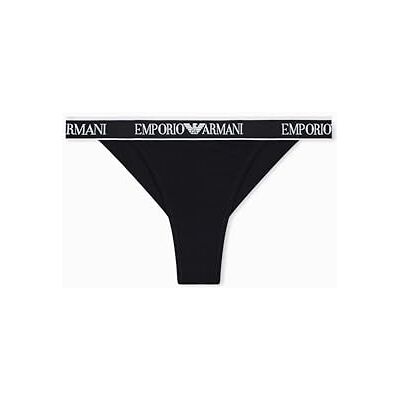 Giorgio Armani Dames logoband T-Braziliaanse halve slip, zwart, XL, Zwart, XL Giorgio Armani Dames logoband T-Braziliaanse halve slip, zwart, XL, Zwart, XL