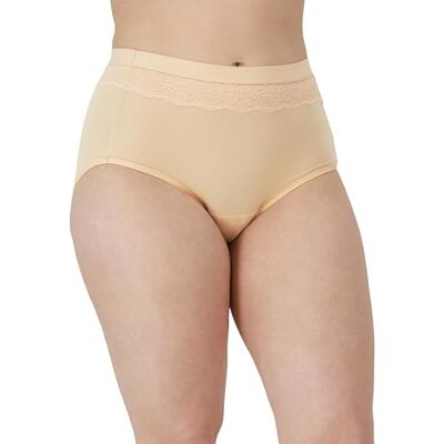 Bali Prachtig zelfverzekerde slip voor dames met lichte lek- en menstruatiebescherming, Zacht Taupe, 7 Bali Prachtig zelfverzekerde slip voor dames met lichte lek- en menstruatiebescherming, Zacht Taupe, 7