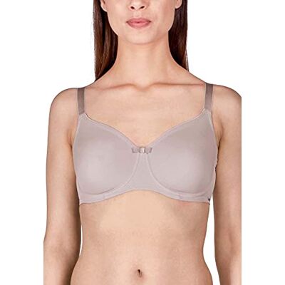 HUBER Minimizer beha voor dames, zilver (Light Taupe 0636), 90E HUBER Minimizer beha voor dames, zilver (Light Taupe 0636), 90E
