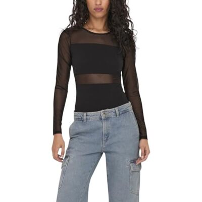 ONLY Onlesther Body voor dames, zwart, S ONLY Onlesther Body voor dames, zwart, S
