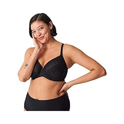 Chantelle Day To Night, zeer dekkende beugelbeha, damesondergoed, zwart, 75E Chantelle Day To Night, zeer dekkende beugelbeha, damesondergoed, zwart, 75E