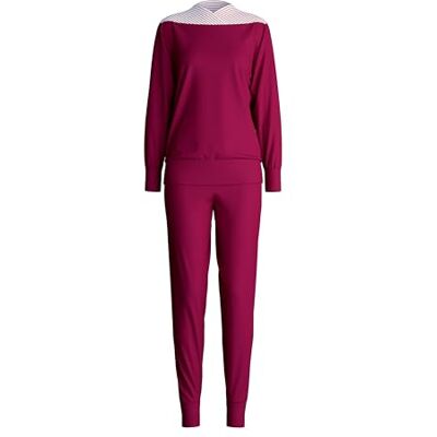 CALIDA damespyjama met manchetten, Dahlia Roze, 40-42 CALIDA damespyjama met manchetten, Dahlia Roze, 40-42